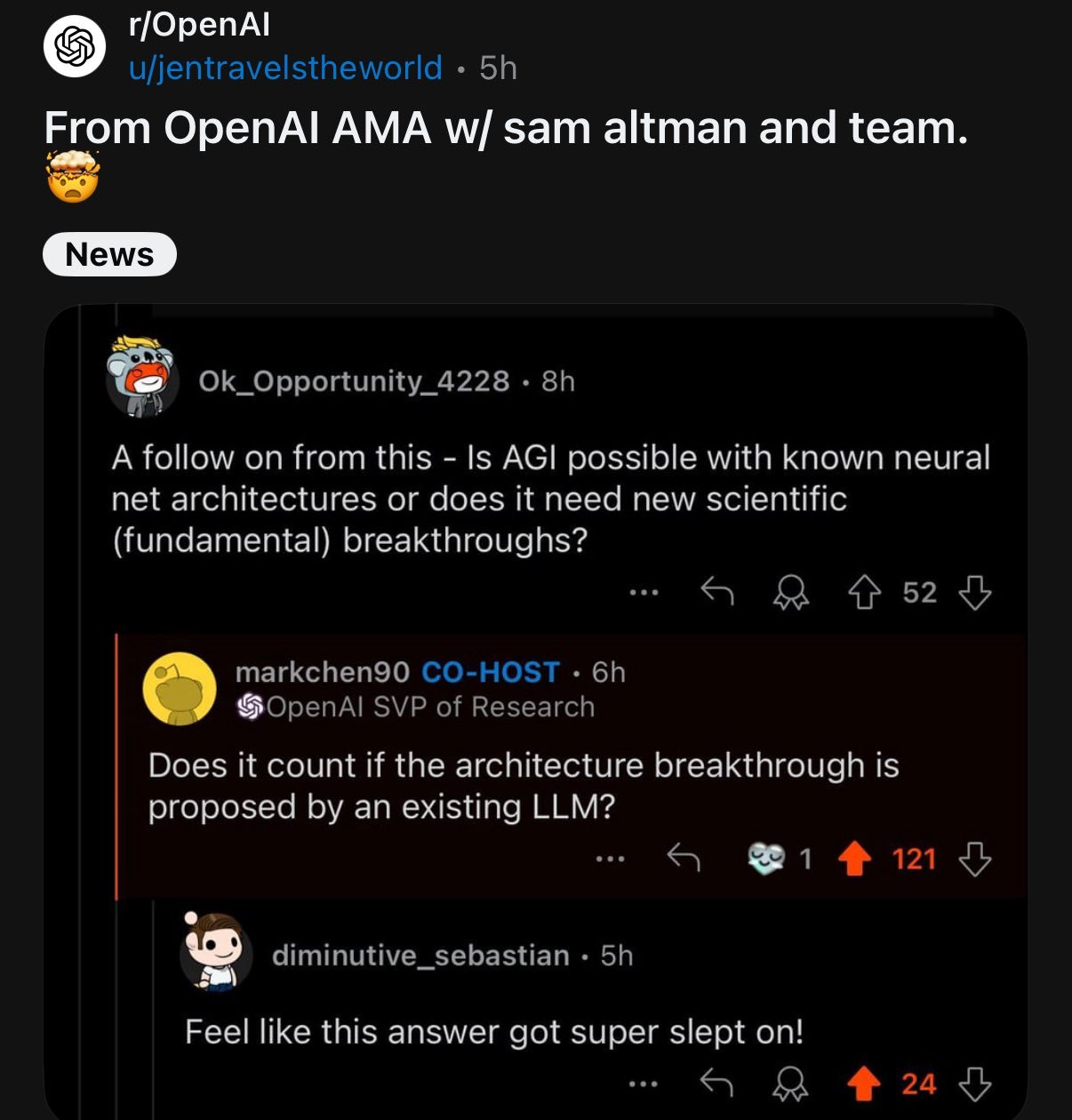AGI breakthrough proposed by existing LLM architecture