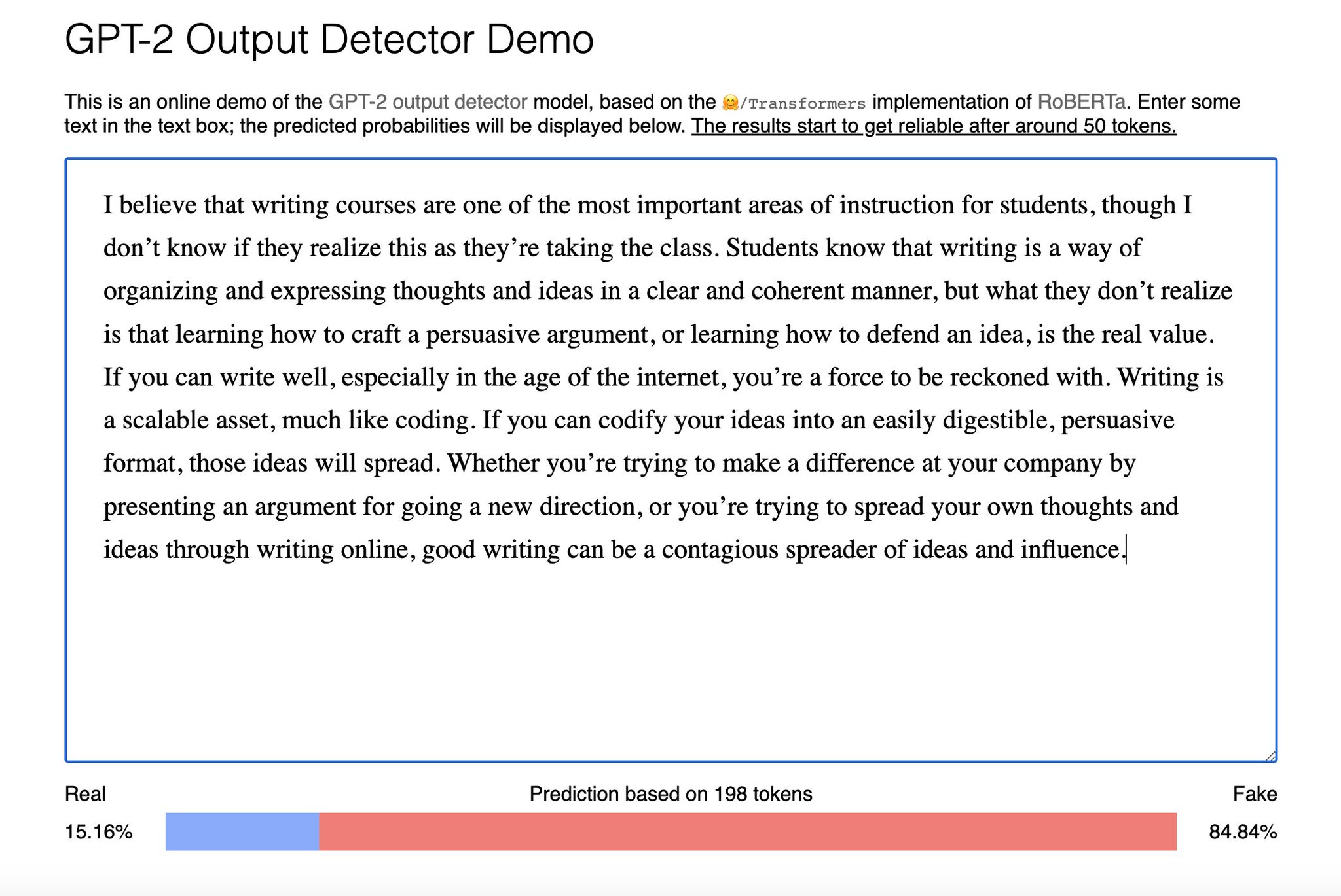 Analysis of False Positives in GPT Plagiarism Detection