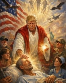 Trump Claimed as Real Jesus Christ by Social Media User