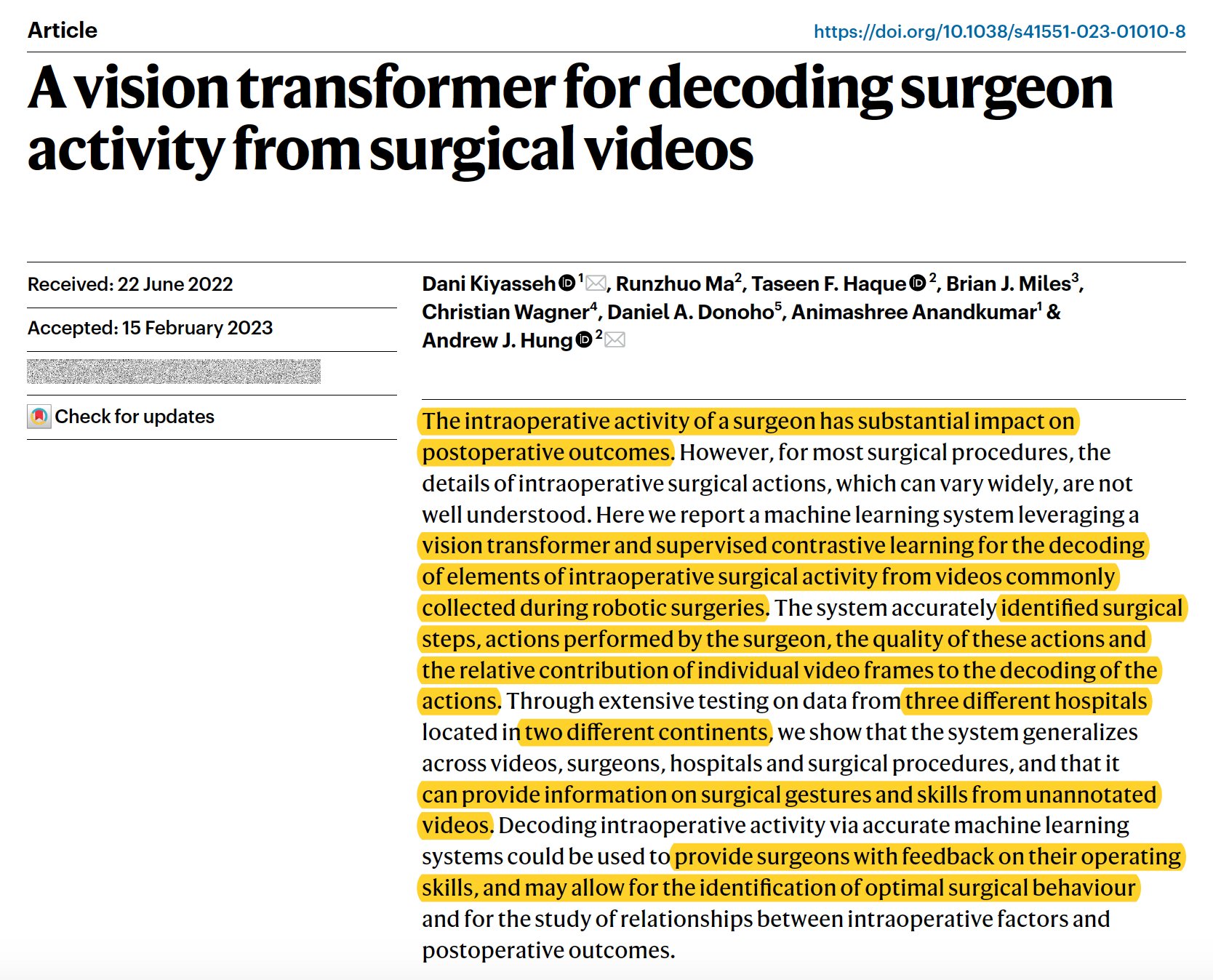 AI Enhances Surgeon Performance in Robotic Surgery