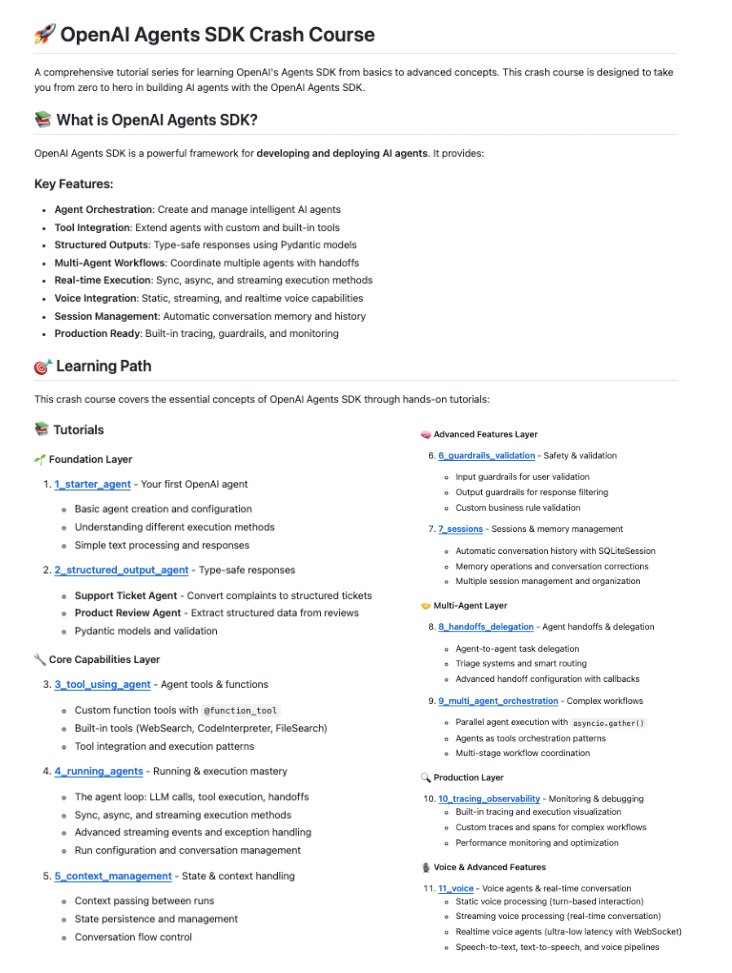 OpenAI Agents SDK Crash Course: AI Agent Orchestration and Tools