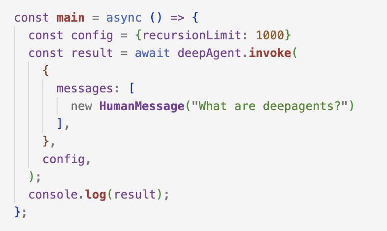 Building a Typescript Deep Research Agent with DeepAgents