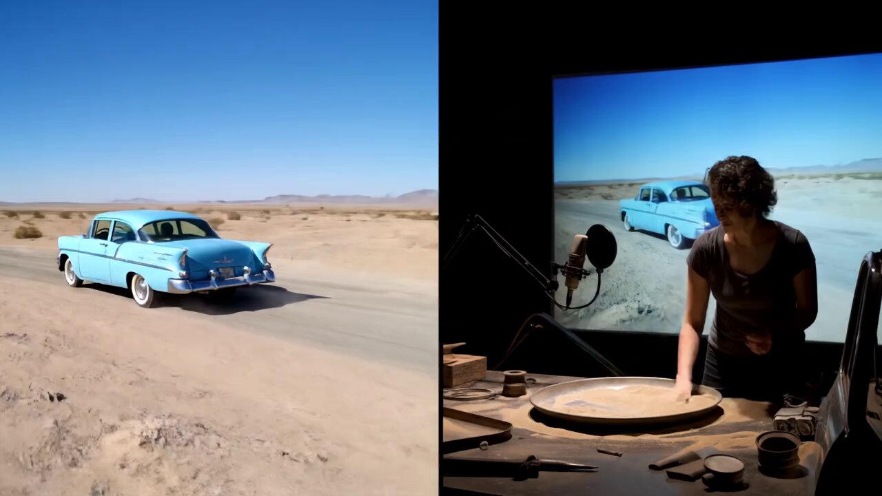 Veo 3 Struggles with Split-Screen Foley Artist Prompt