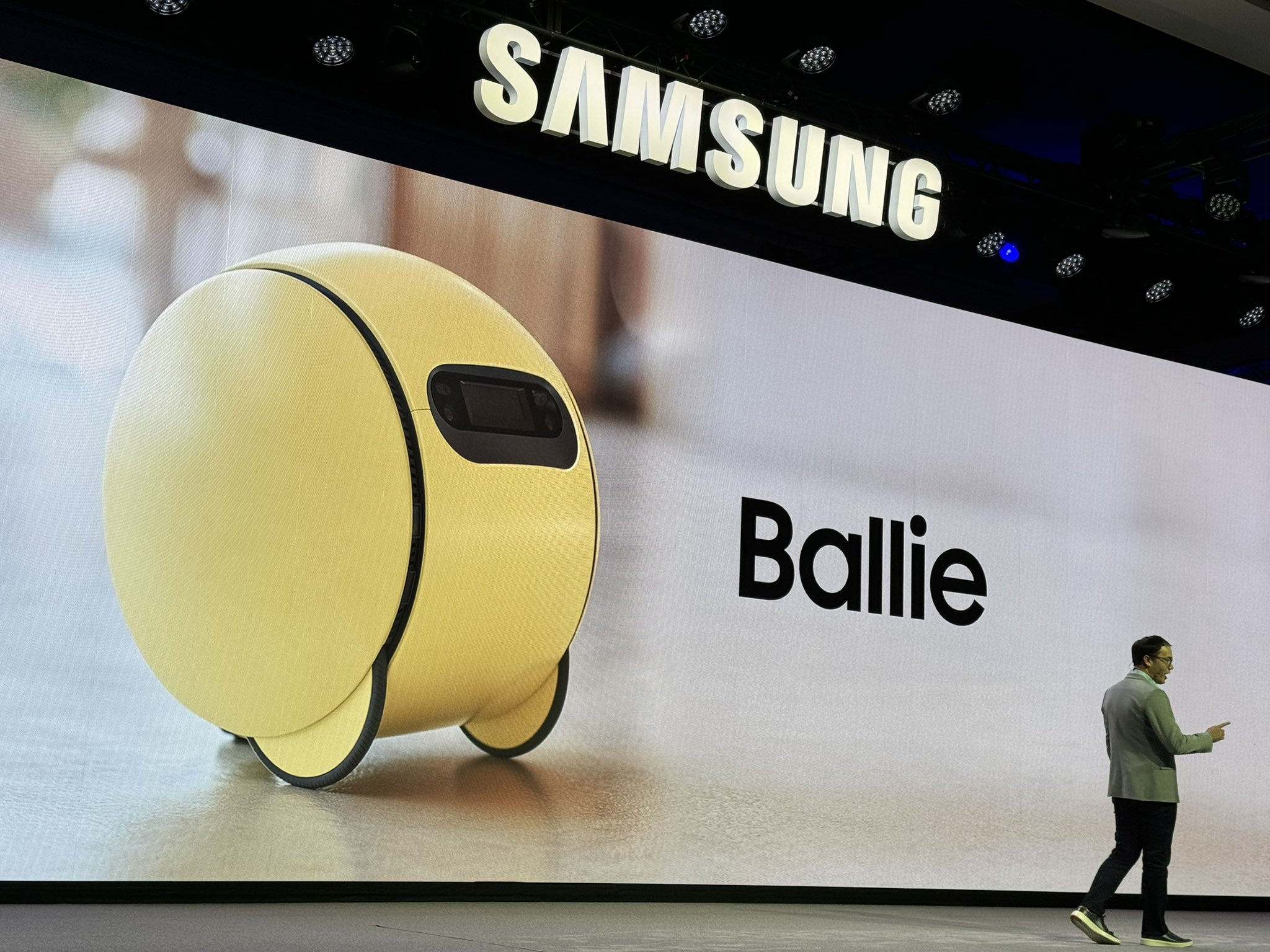 Samsung Ballie Rolling Robot Projects Video Walls Controls Smart Devices