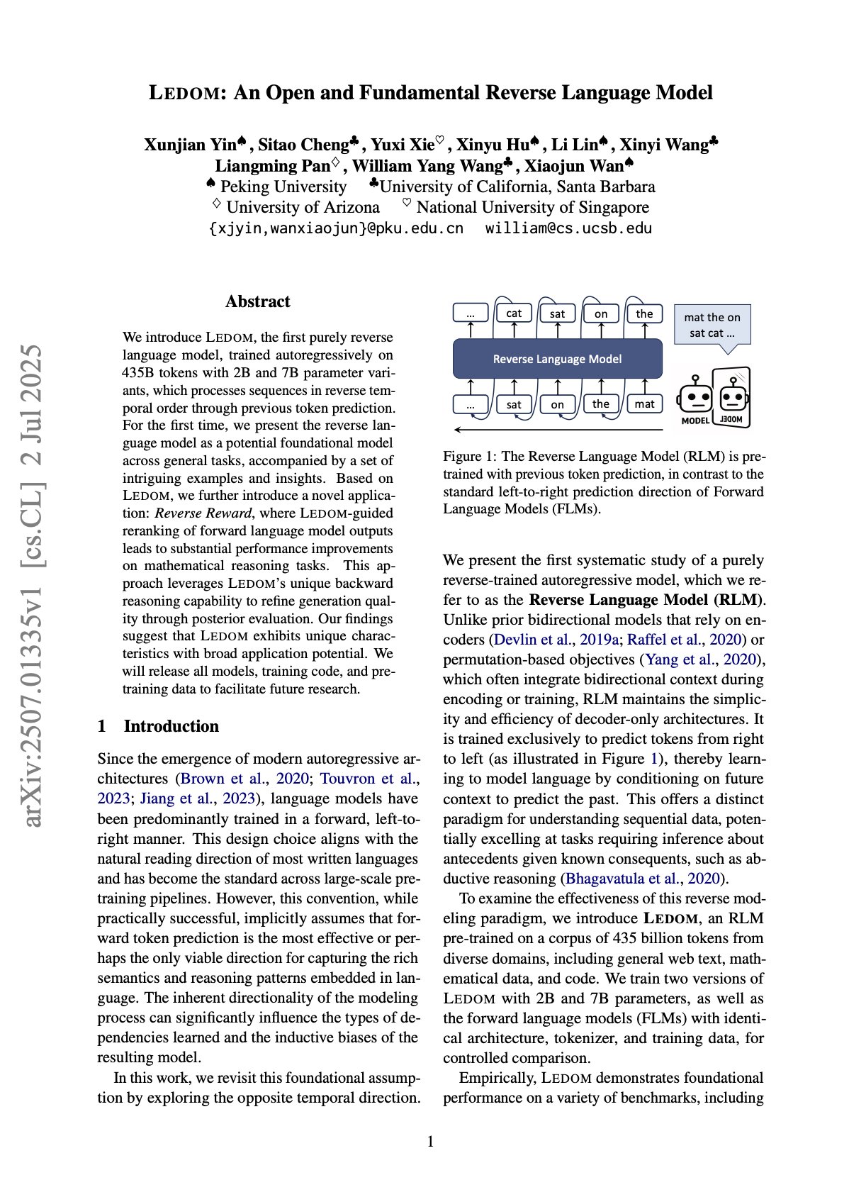 Missed Naming Opportunity for New AI Model Paper