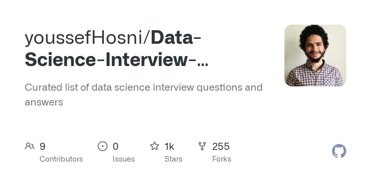 Data Science Interview Questions and Answers Curated Guide