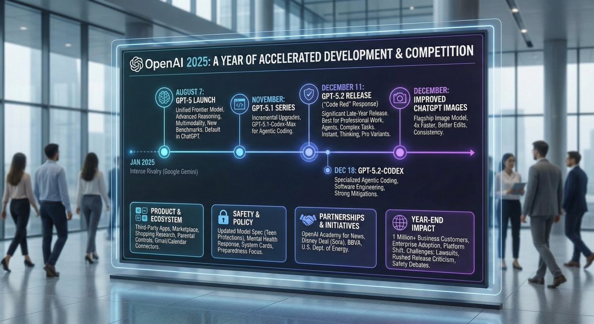 OpenAI’s 2025 Ship Cycle: GPT-5 Releases and AI Agents