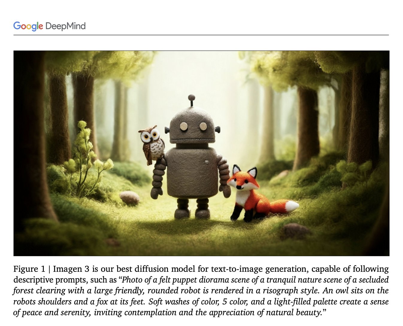Google announces Imagen 3 latent diffusion model for text-to-image generation
