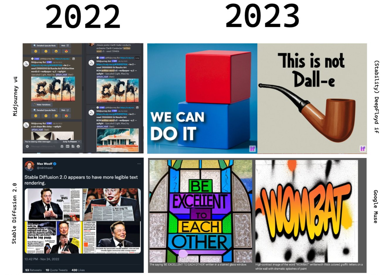 Text-to-Image Visual Text Rendering Problems Solved Early 2023