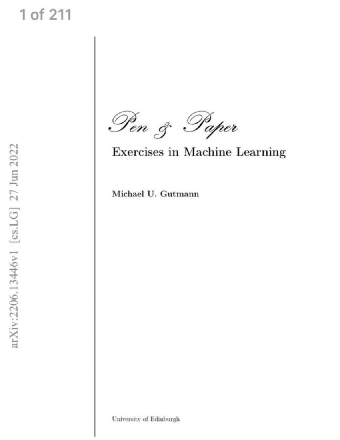 Mathematical Foundations Machine Learning PDF Guide