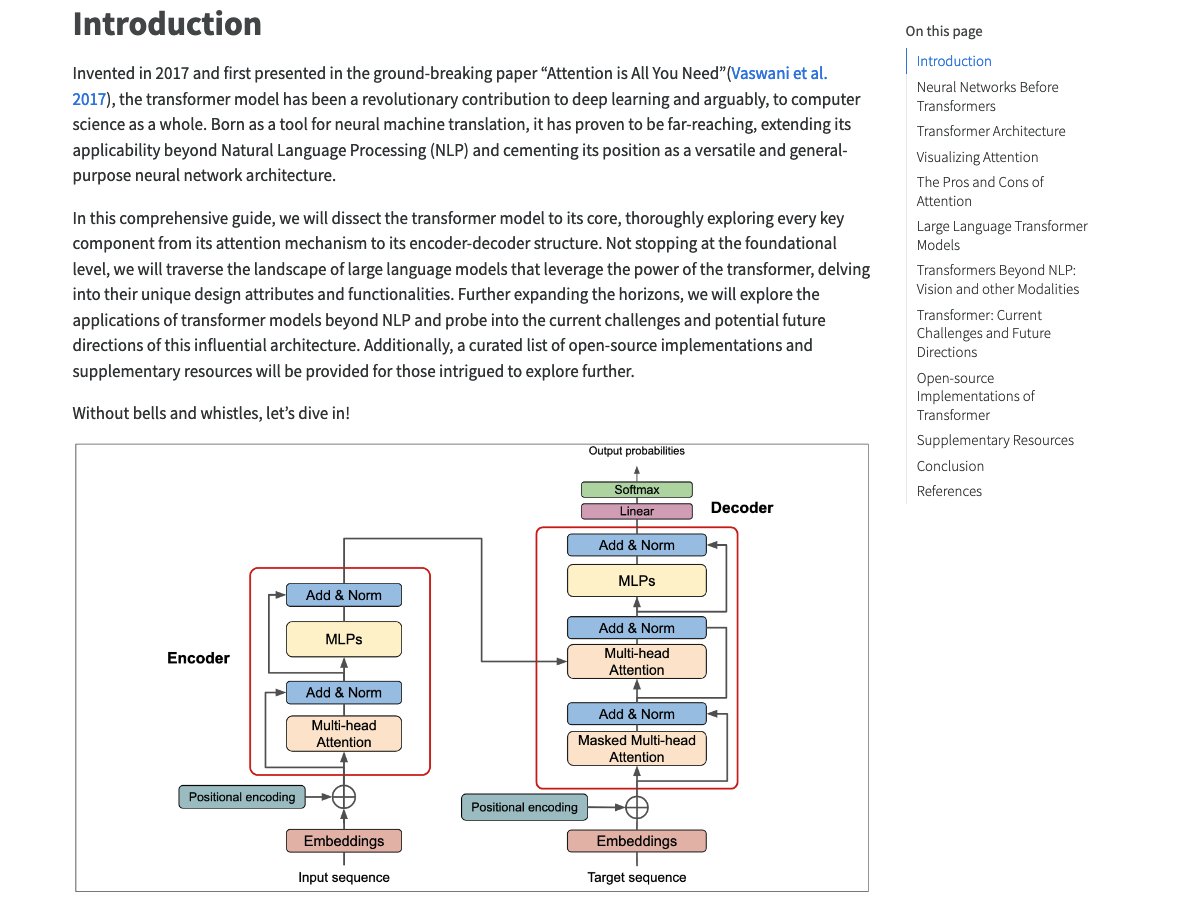 The Transformer Blueprint: A Holistic Guide to Neural Networks
