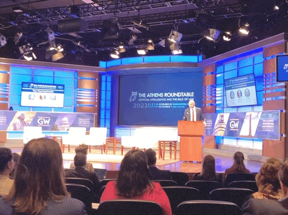 Nico Opens The Athens Roundtable in Washington DC