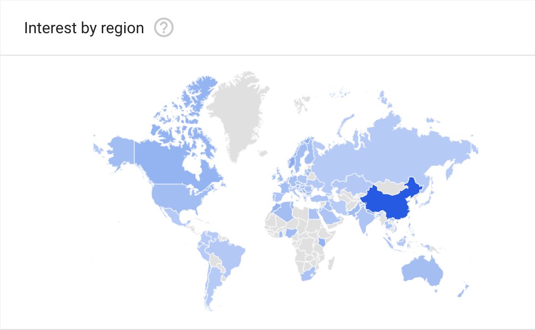 China Shows Highest Interest in ChatGPT, US Ranks 25th According to Google Trends
