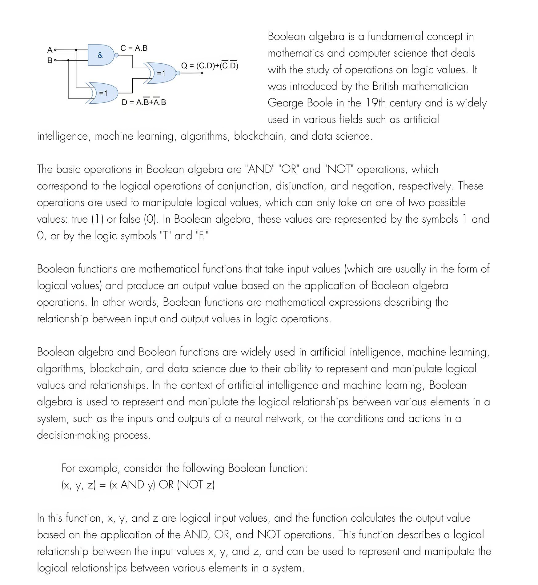 Boolean Algebra for Reinforcement Learning Fundamentals