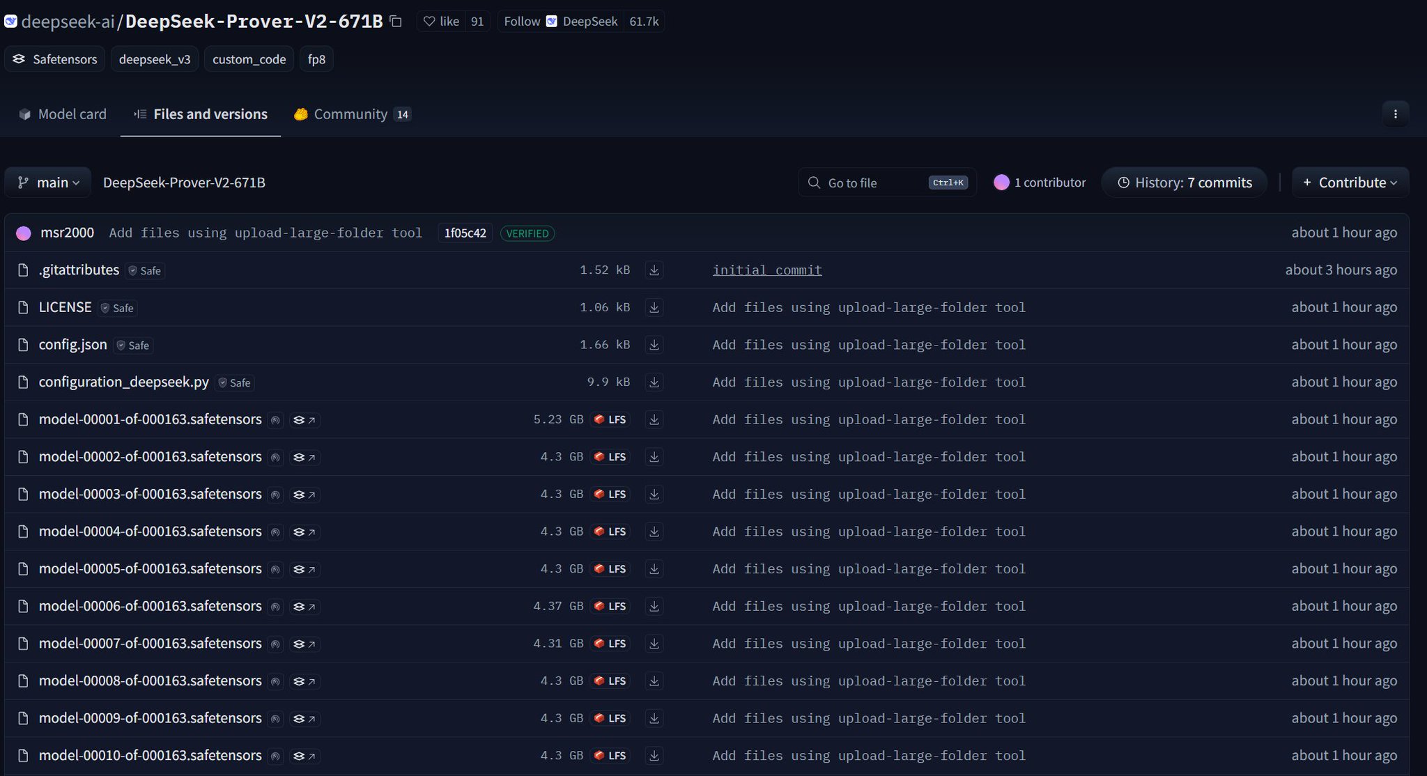 DeepSeek Releases Prover-V2-671B Math Model