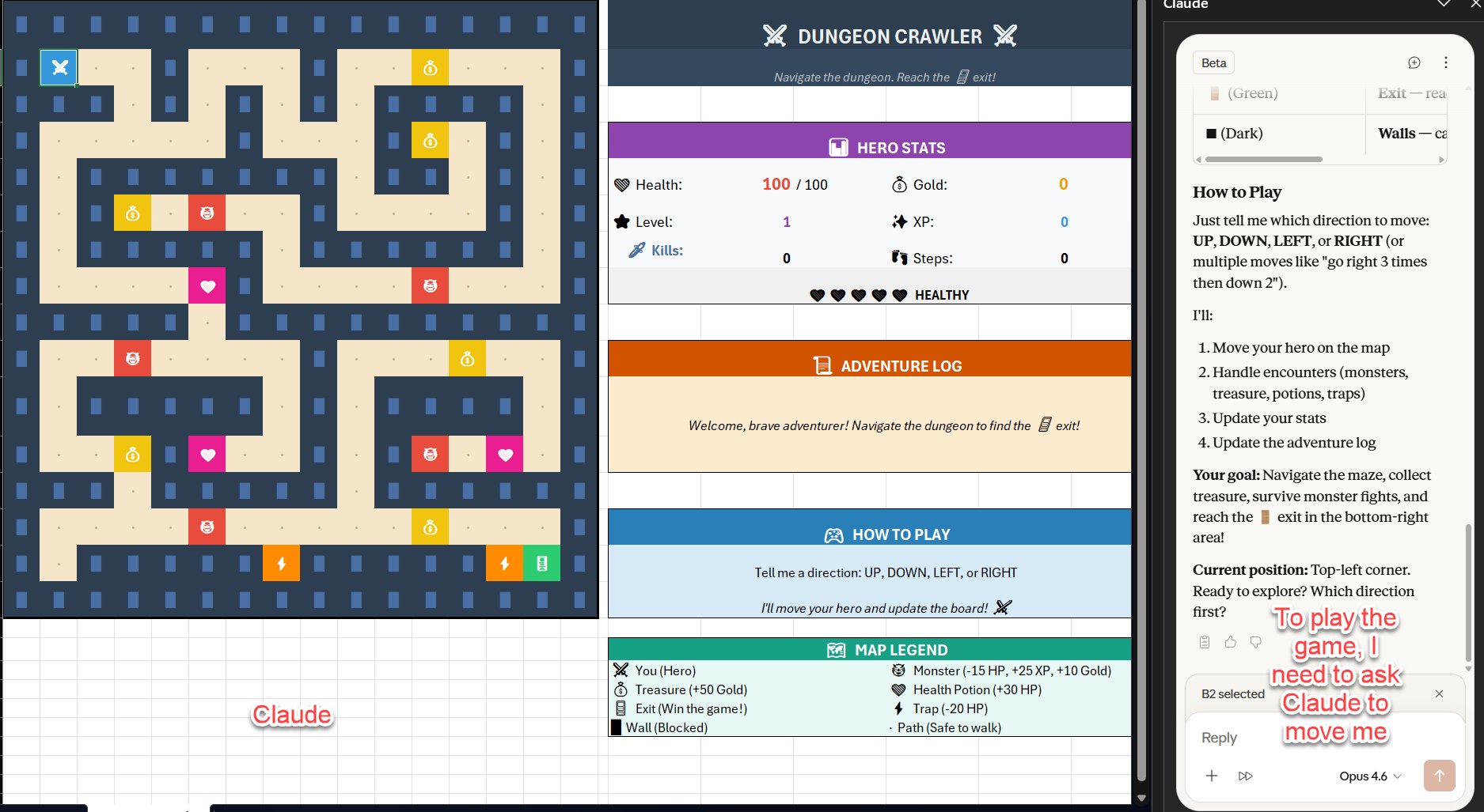 Excel Game with AI-Powered Formula Engine