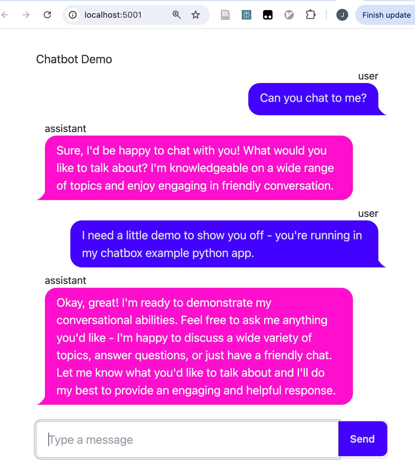FastHTML Chatbot Demo: Managing State in HTML