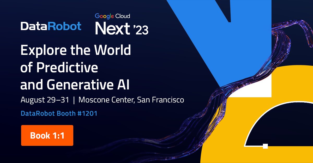 DataRobot showcases generative AI platform at Google Next