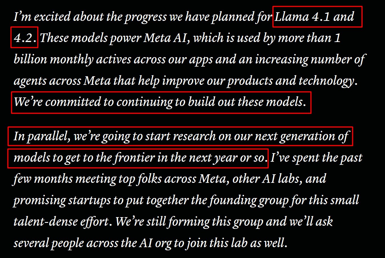 Claude 4.1 and 4.2 in Development, Llama 5 Market Prediction