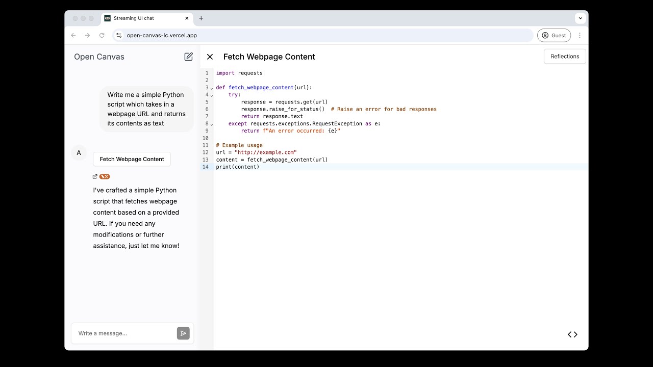 OpenAI Canvas collaboration tool now available open source