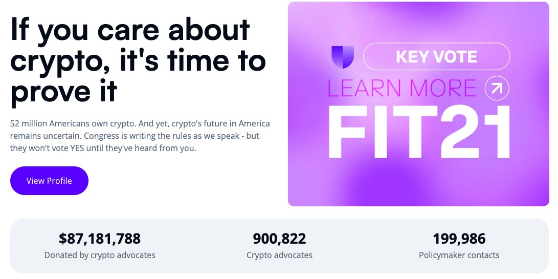 Stand With Crypto membership surges to 900k in 17 days