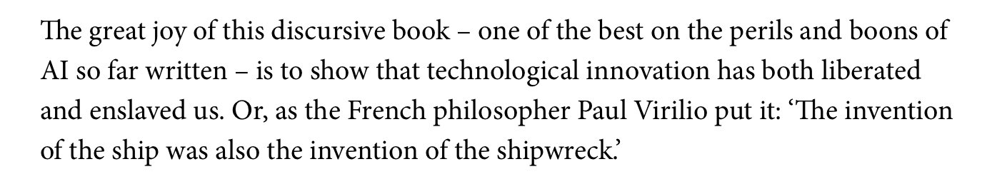 Stuart Jeffries Reviews The Atomic Human in The Spectator