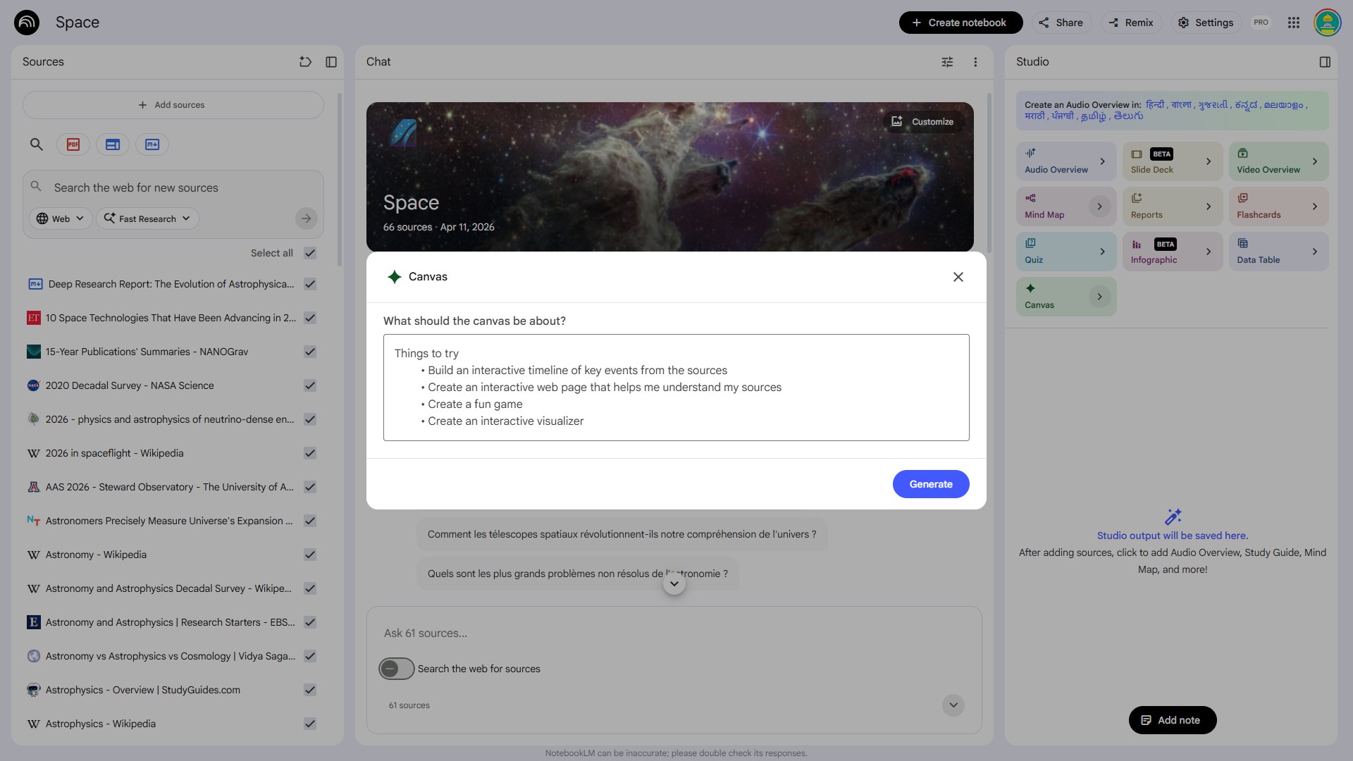 Google NotebookLM to add Canvas mode and new Connectors support