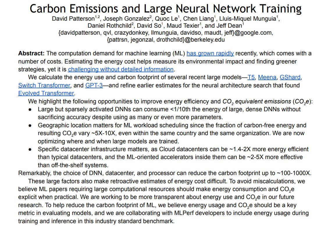 ML Training Best Practices Reduce CO2e Emissions Effectively