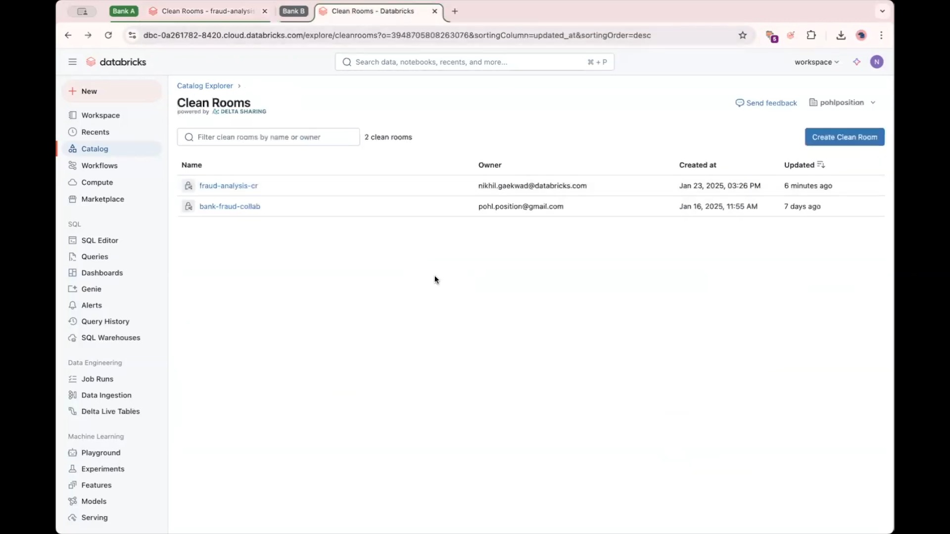 Databricks Clean Rooms Enable Secure Fraud Detection Collaboration