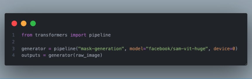 Automatic Mask Generation Pipeline with Few Lines Code