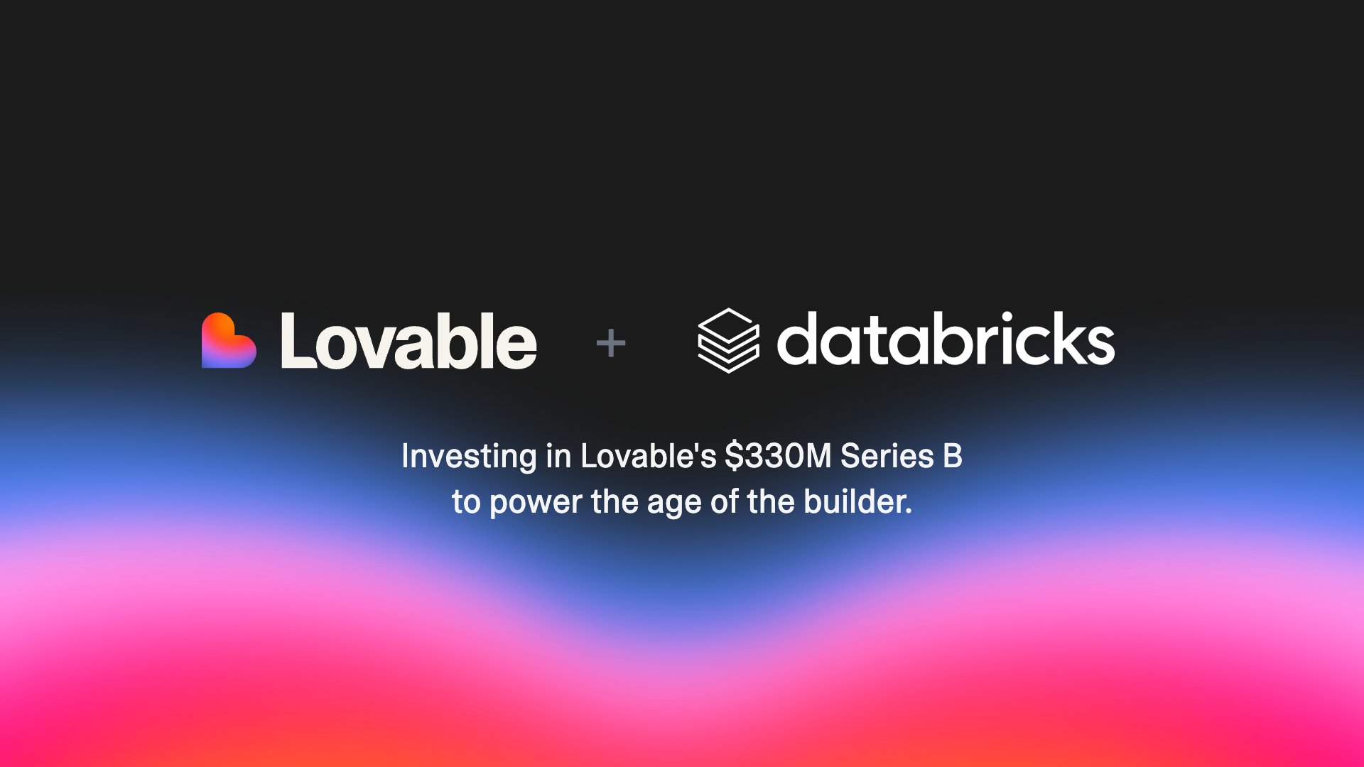 Databricks invests $330M in Lovable’s AI-native development platform