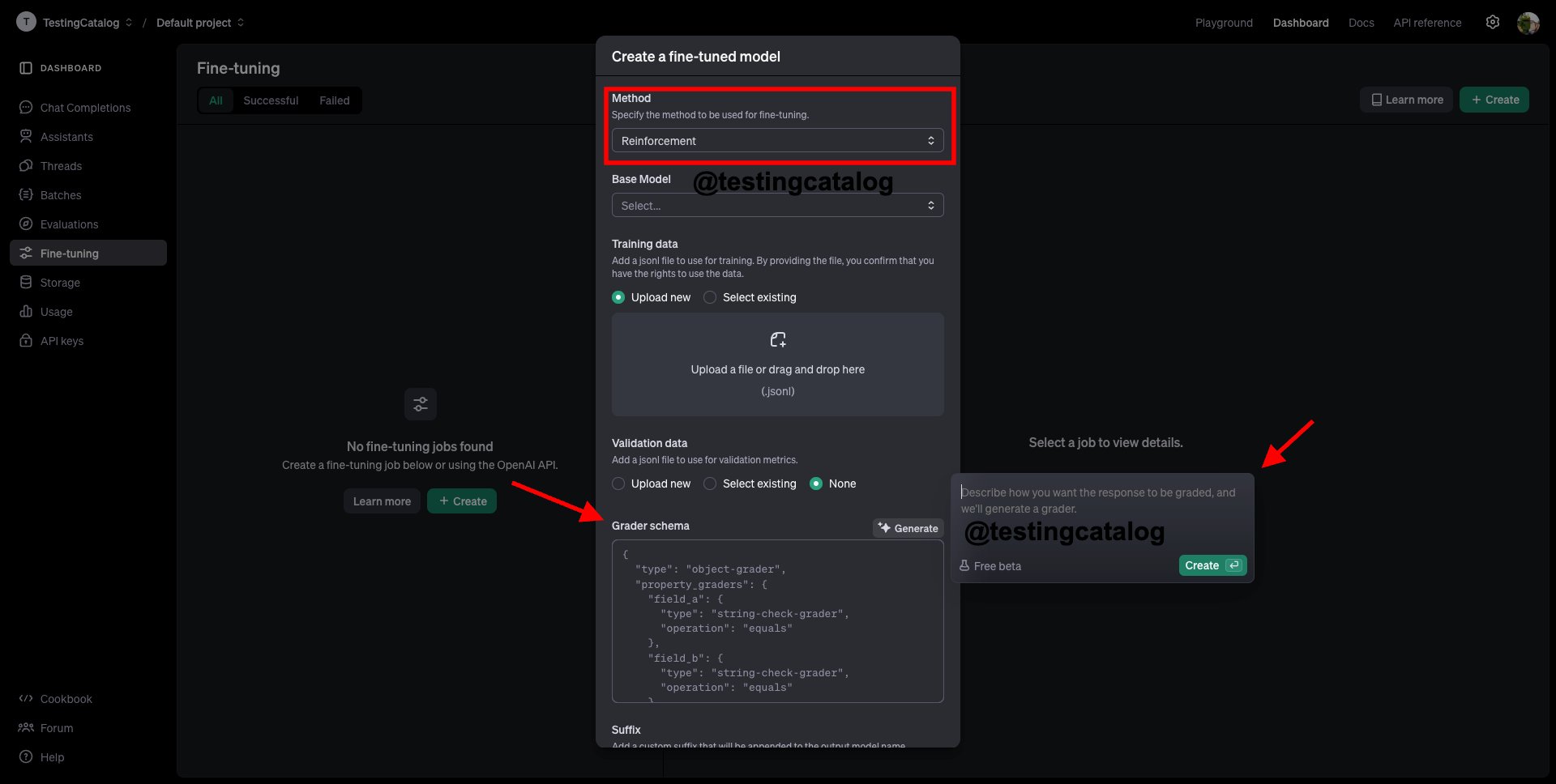 Updates on the OpenAI Reinforcement Schema
