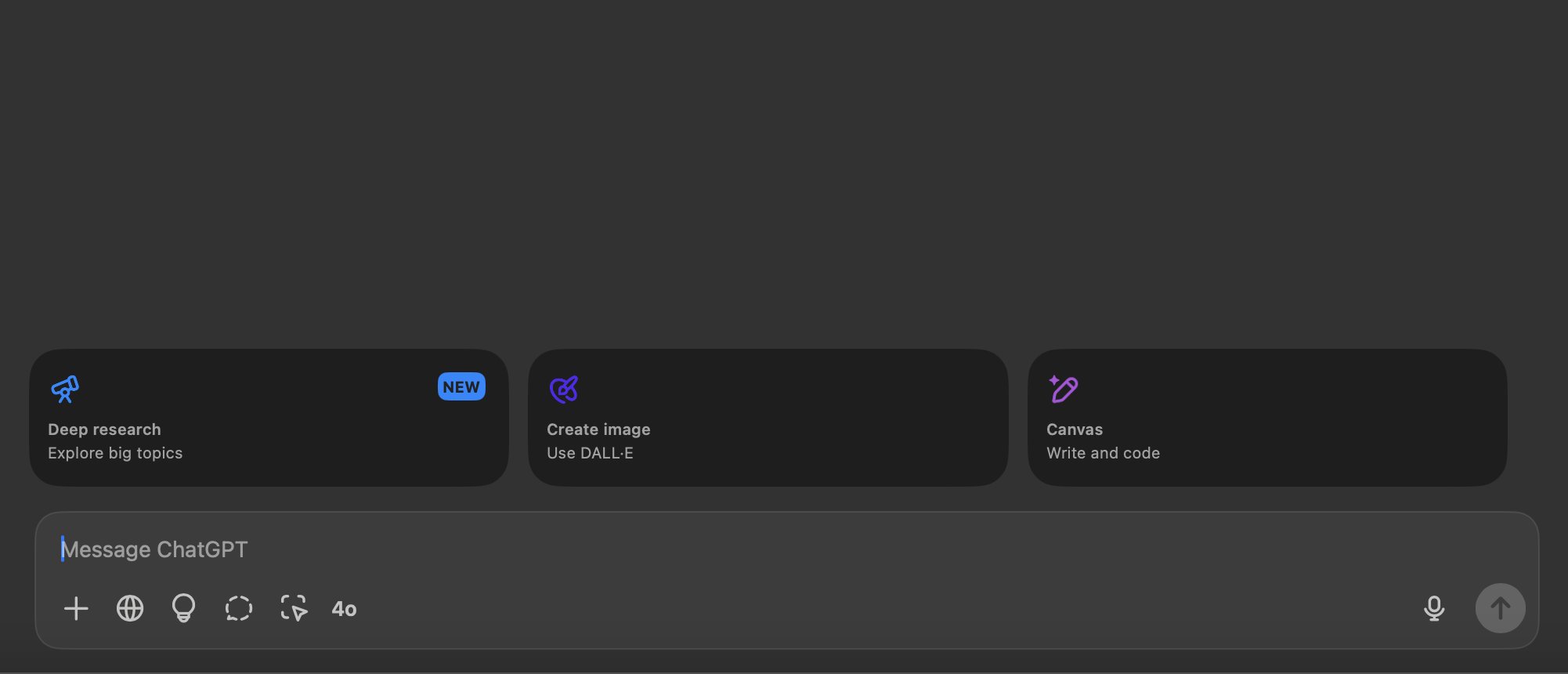 New Deep Research Toggle for ChatGPT macOS App