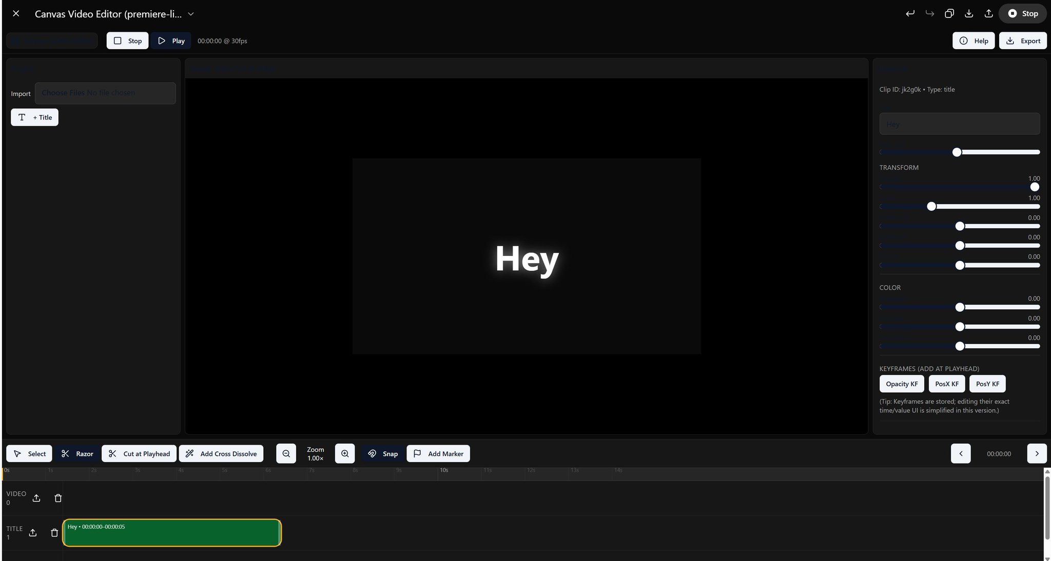 AI Canvas Video Editor: Timeline and Editing Tools Analysis