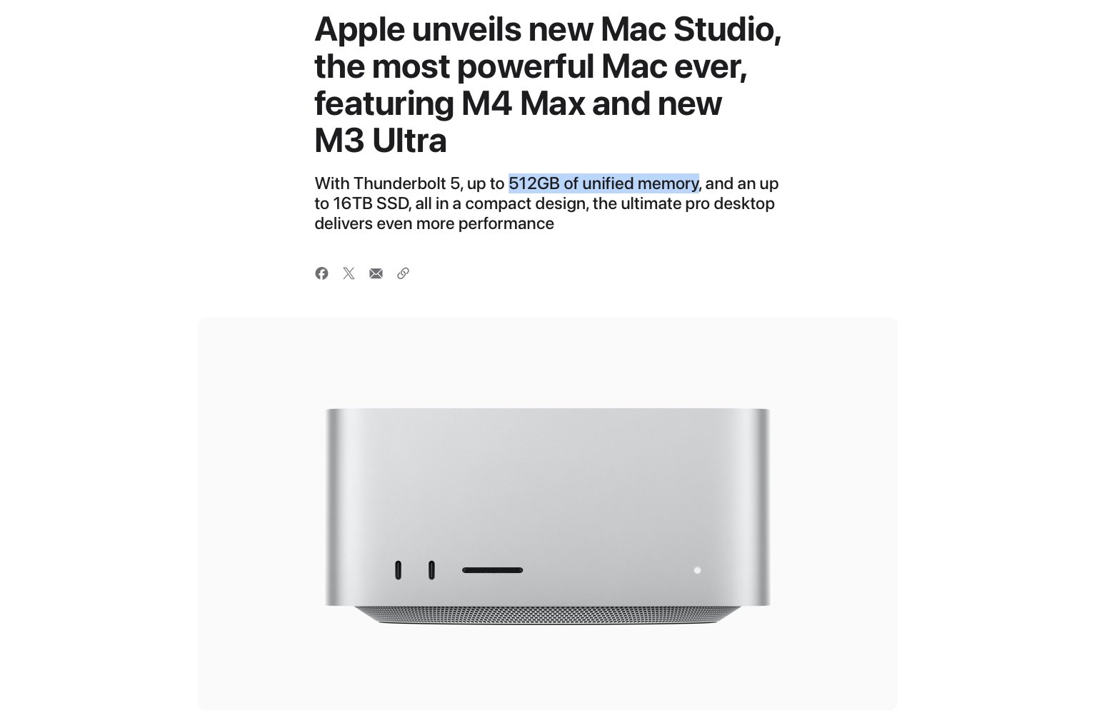 Apple Mac Studio 512GB: The Ultimate AI Computing Machine
