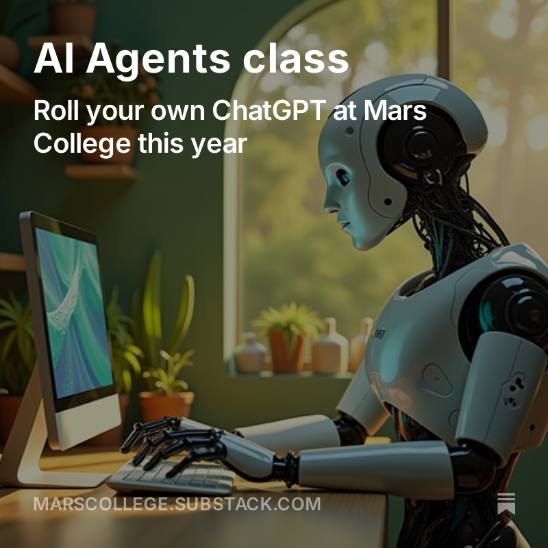 AI Agents for Art and Film Creation Course at Mars College