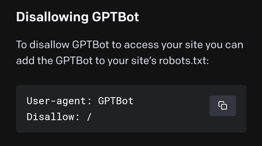 Prevent OpenAI GPTBot from Scraping Your Website