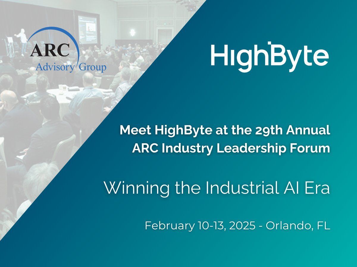 HighByte showcases IIoT solutions for sustainability at ARC Forum