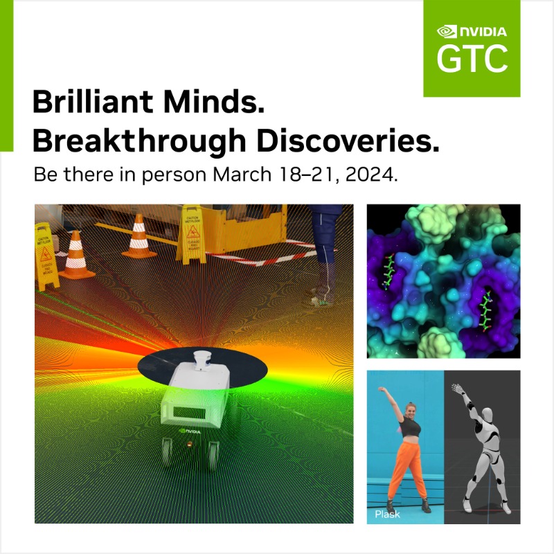 GTC24 Conference Catalog Opens with 600+ AI Sessions