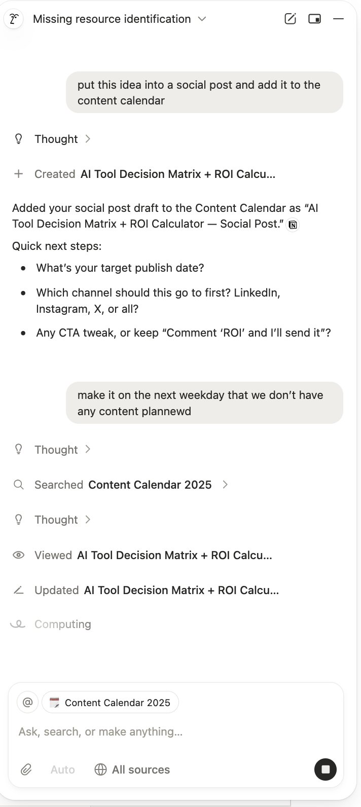 AI Agents Inside Tools: Notion Integration for Task Automation