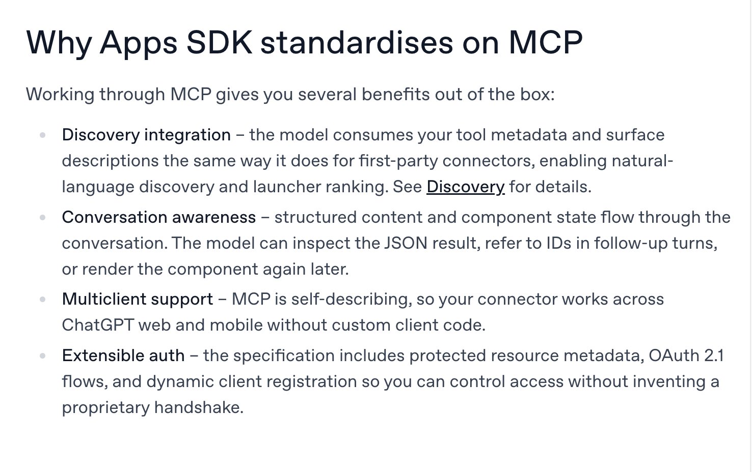 OpenAI Apps SDK Built on MCP Protocol Ecosystem