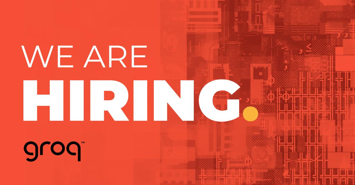 Groq Hiring Experienced Manufacturing Test Engineer