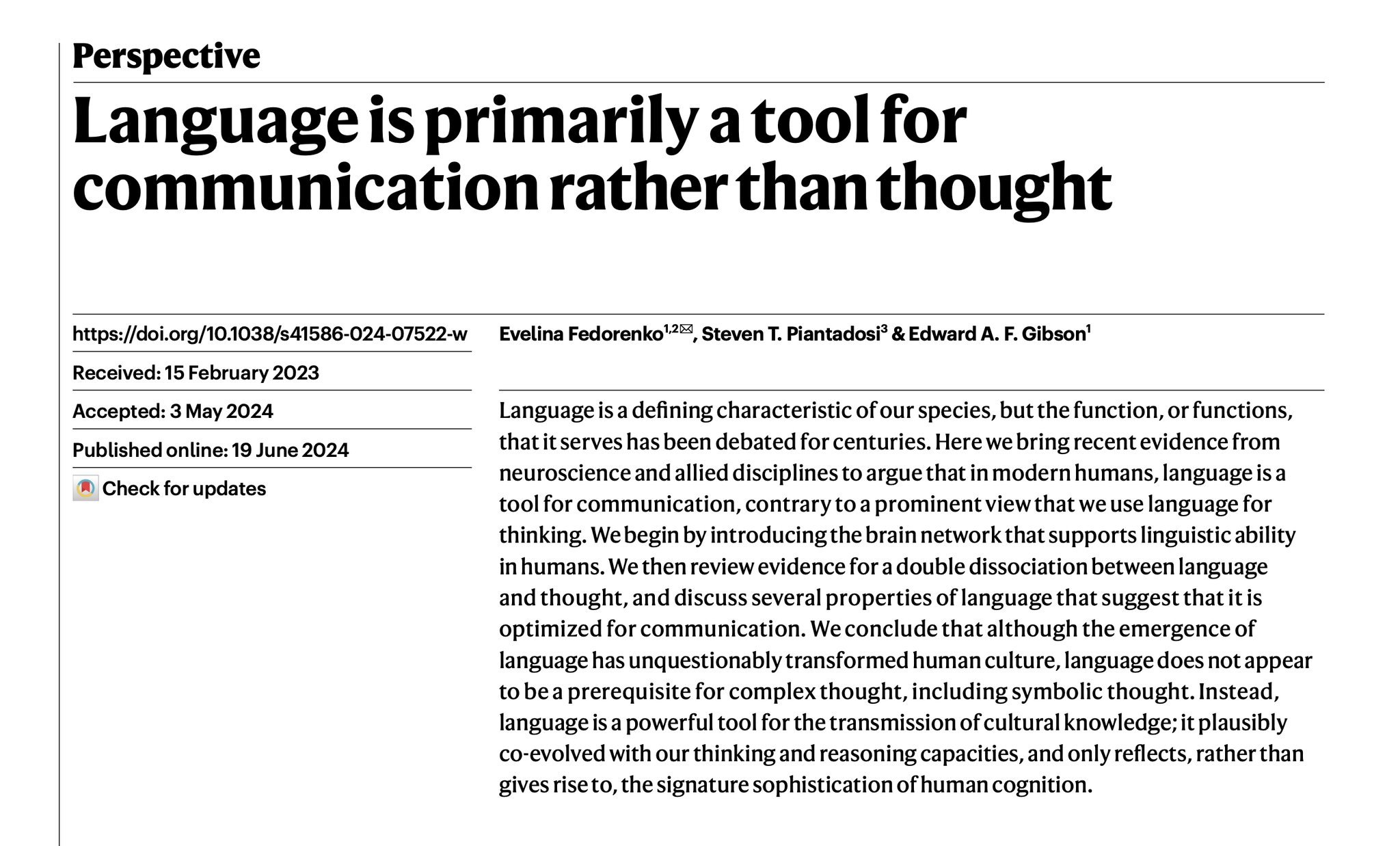 Research Paper on Psychology and Linguistics Discussion
