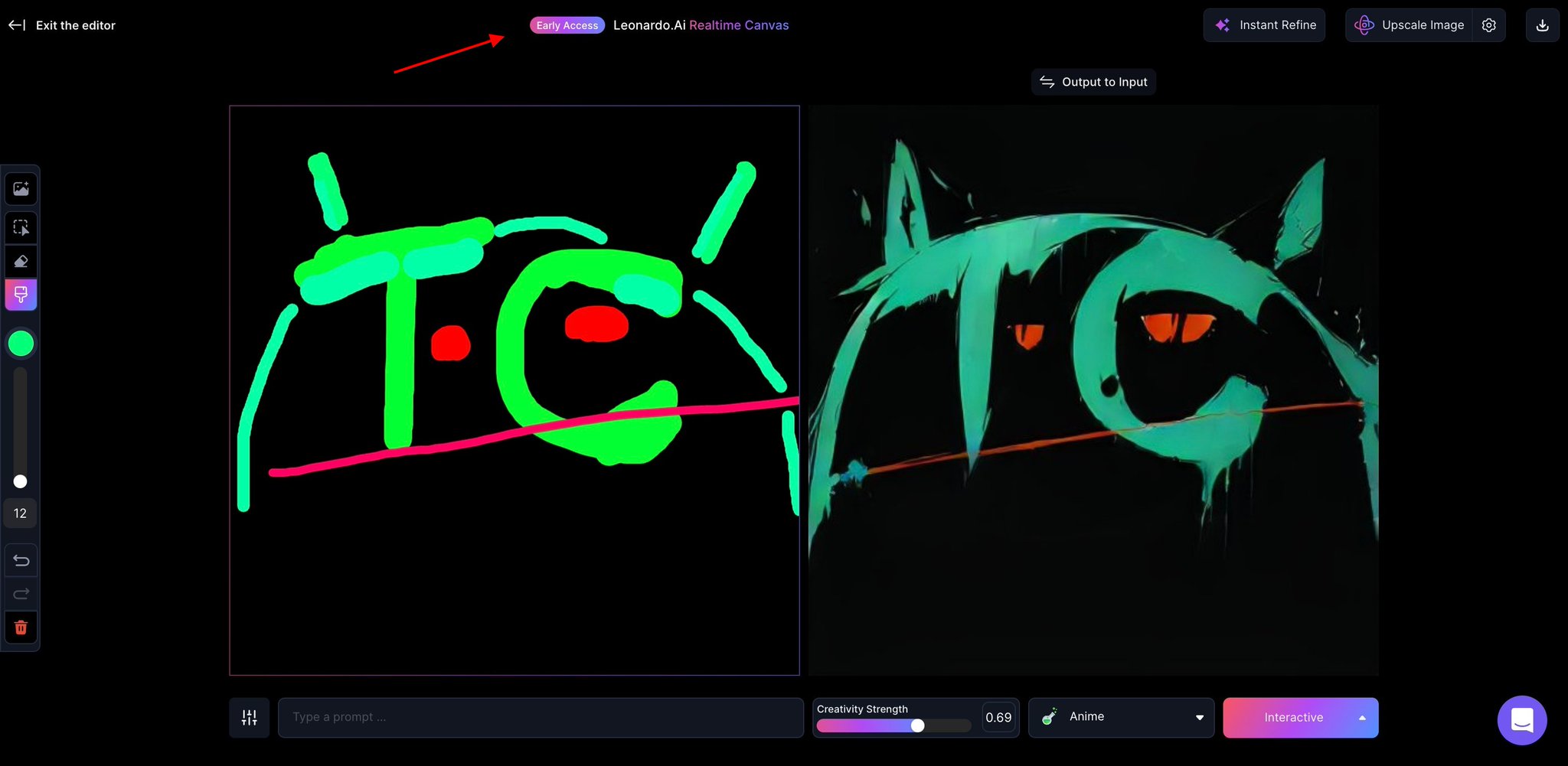 Discovery of Leonardo.ai’s Realtime Canvas