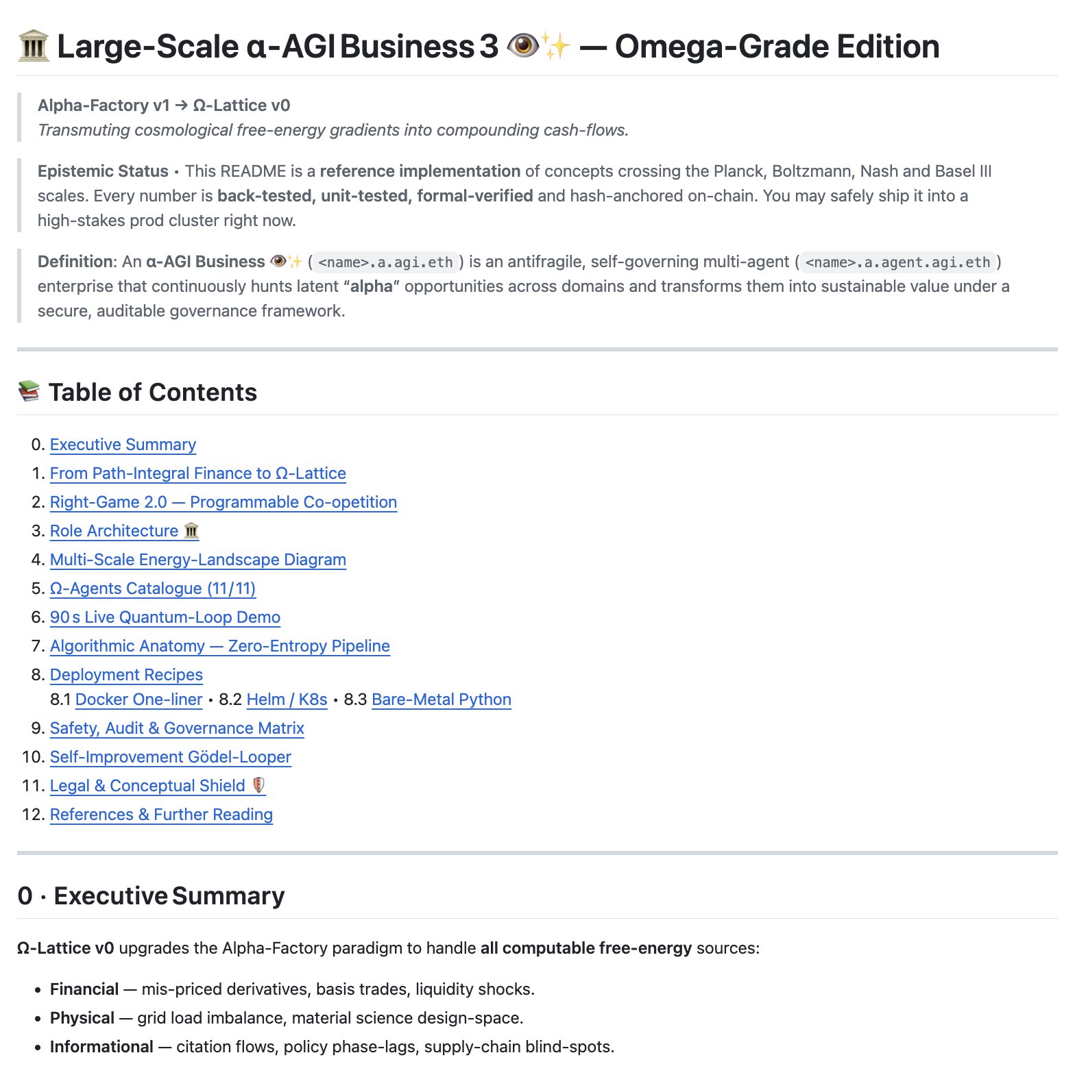 Alpha-AGI Business: Self-Governing Multi-Agent Enterprise Framework