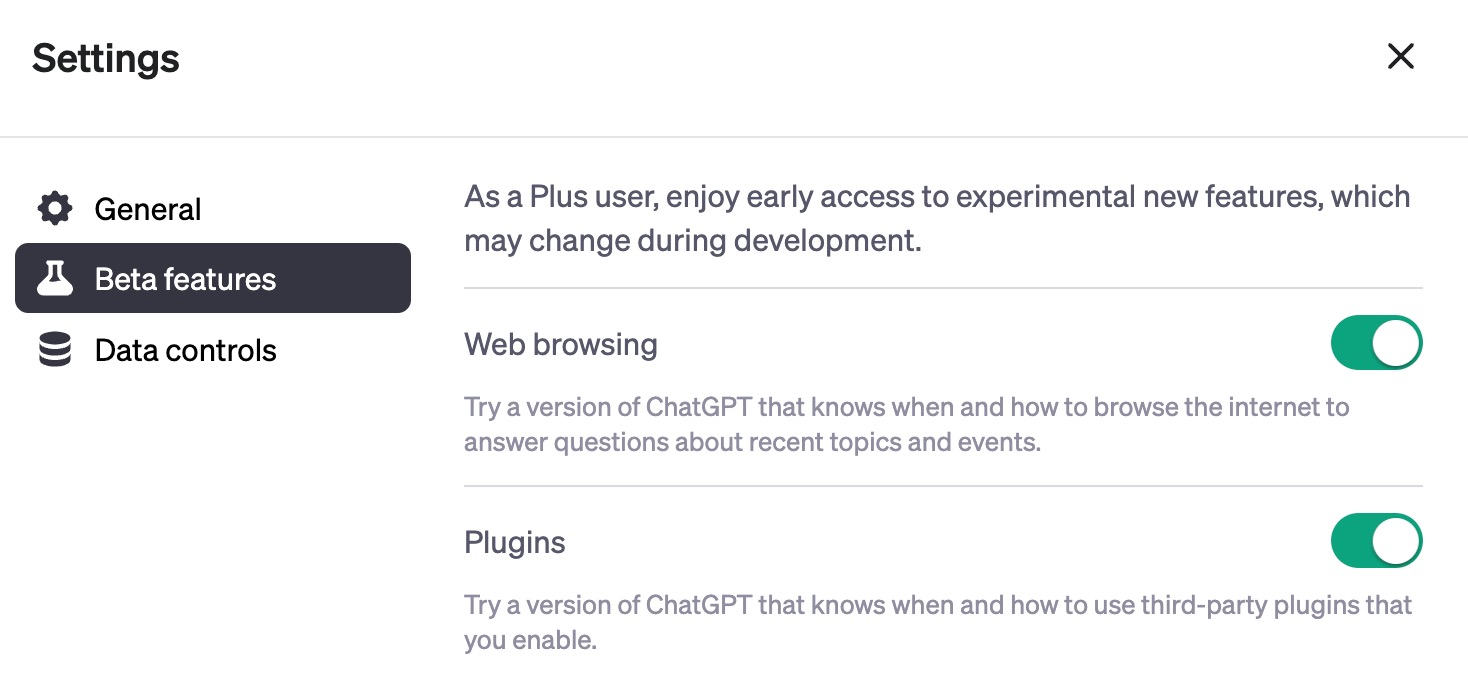 Browsing and Plugins Rolling Out to All Plus Users
