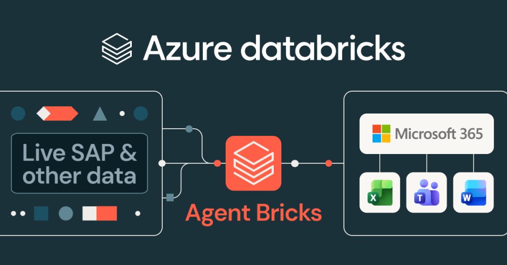 Agent Bricks integrates with Microsoft 365 for governed AI workflows