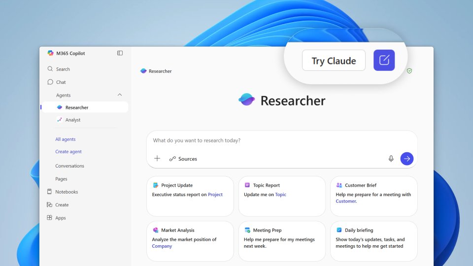 Microsoft Expands Copilot with Anthropic Claude Models