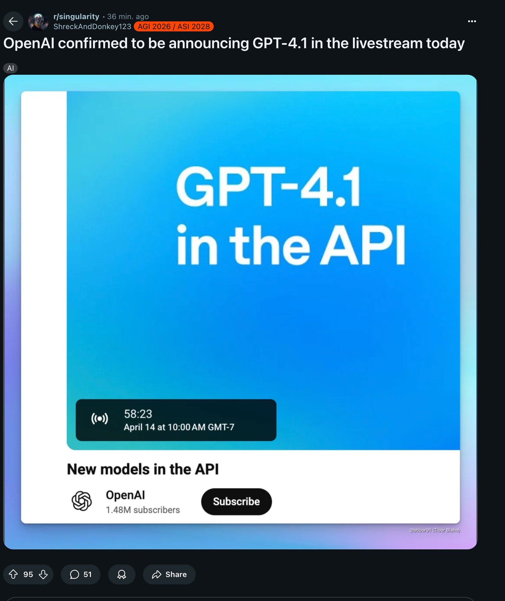 OpenAI Quasar Watch Party Discord Event