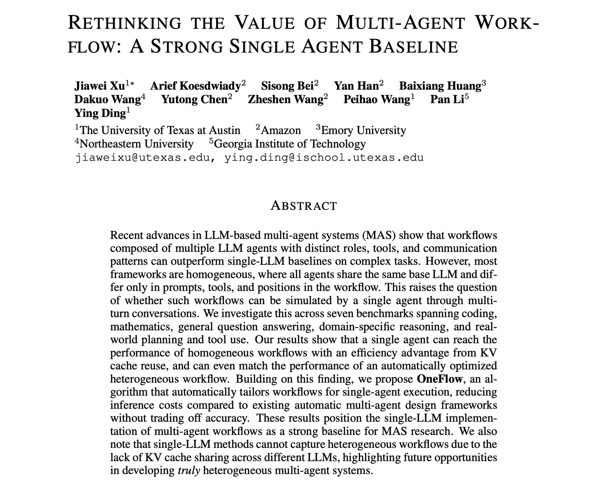 Multi-Agent Systems: Do Homogeneous Agents Really Improve Performance?